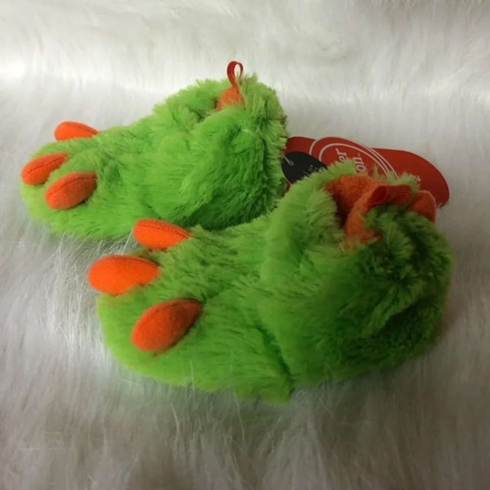 Wonder Nation Slippers‎ Size 2 New With Tags Slip On Green